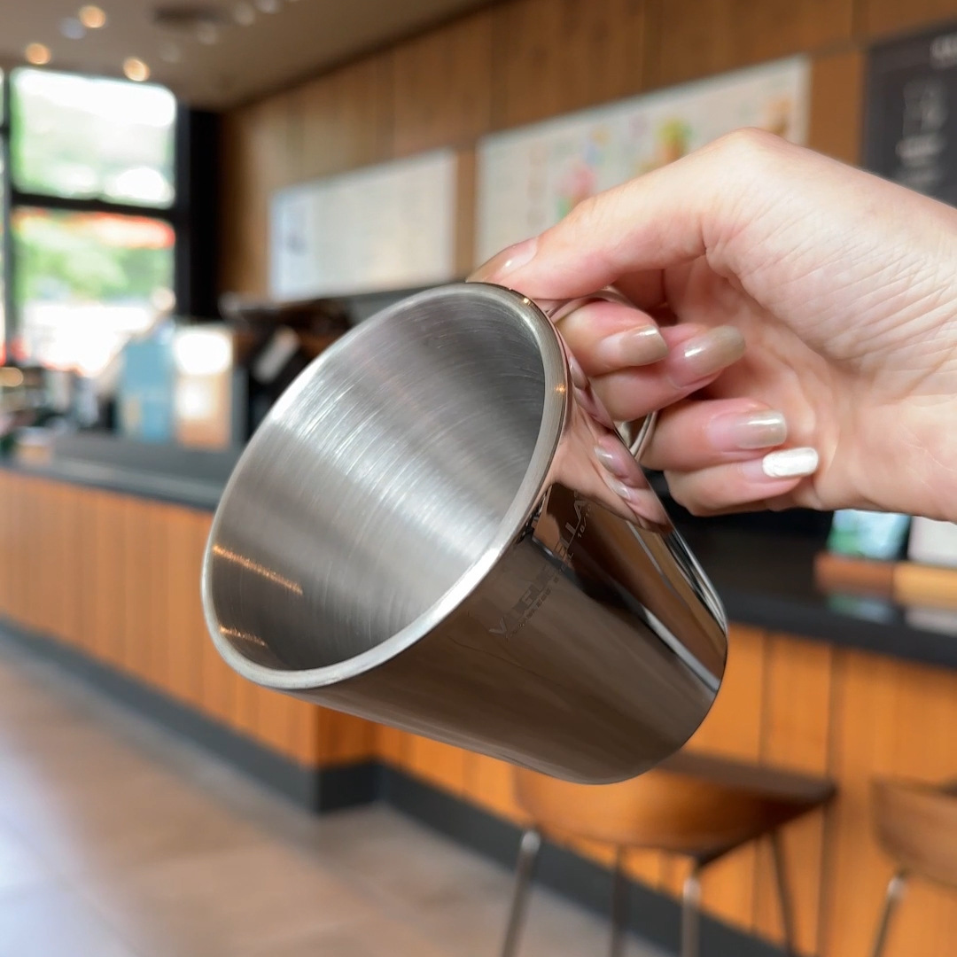 [Exportación de Alemania] 316 tazas de café de acero inoxidable lujoso ligero taza de oficina de alto valor de taza de agua