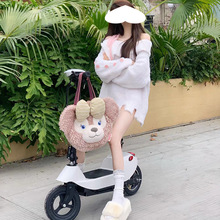 电动滑板车成人上班代步车迷你电动车女生可折叠小海豚电瓶车小型