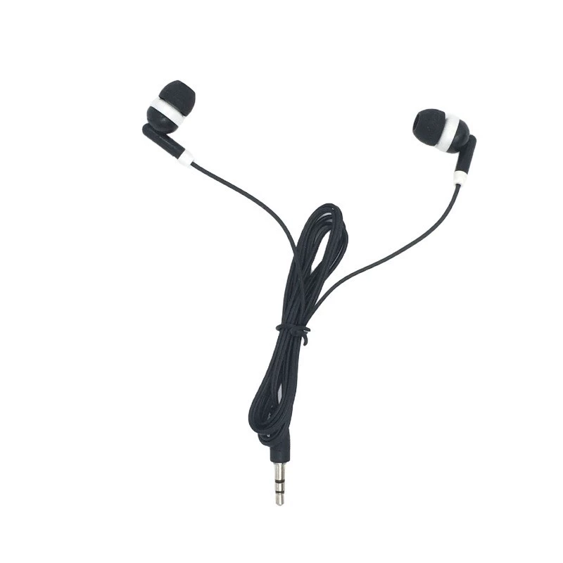 Universal 3.5 mm Wired Earbuds, In-Ear Headphones, Multi-Color Bag Pack, Compact 0.02 kg