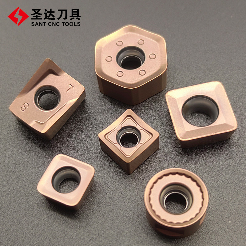 株洲圣达数控铣刀片HNGX090608-N钢件通用进口PRAMET普拉米特通装