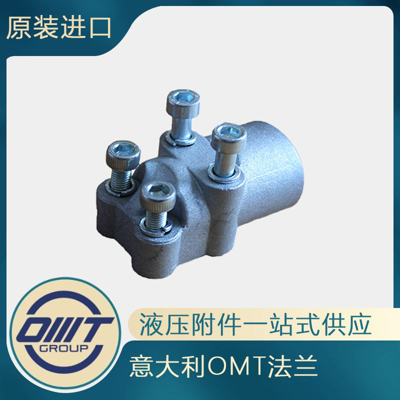意大利OMT齿轮泵进出油口法兰RB系列带密封安装螺铝压铸丝