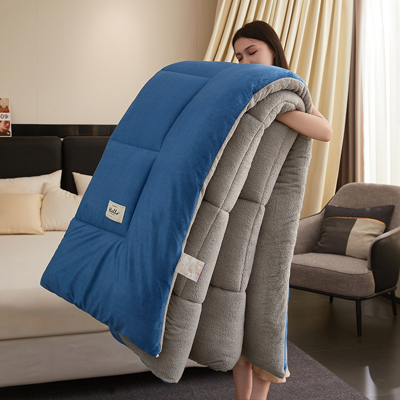 블루그레이-[업그레이드된 양면벨벳]