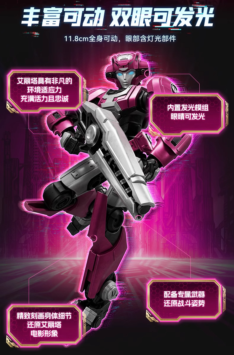 Brucor's Transcendent Transformers Building Block Man Movie version Origin Optimus Prime vs. Natural Enemy Assembly Movable model undefined