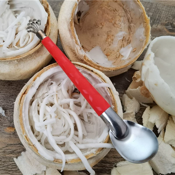 Coconut spoon [Multifunctional] Anti -slip new model