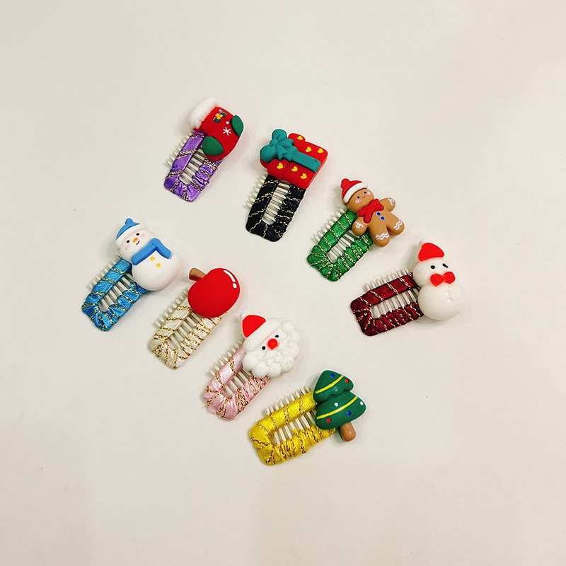 Christmas cartoon pet headdress cat dog hairpin Yorkshire pet clip broken hair clip hairpin_voghion.com