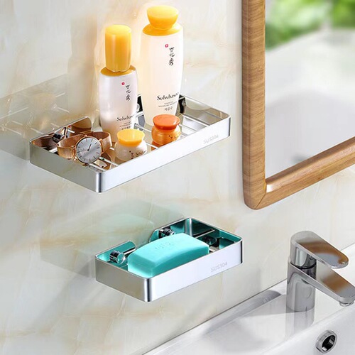 304 stainless steel soap box bathroom bathroom drain soap box bathroom hotel wall hanging rack manufacturer