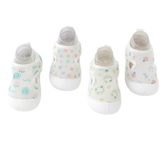 25 summer new baby shoes baby 0-3 years old anti-drop toddler shoes leak net breathable soft bottom children's shoes manufacturers wholesale
