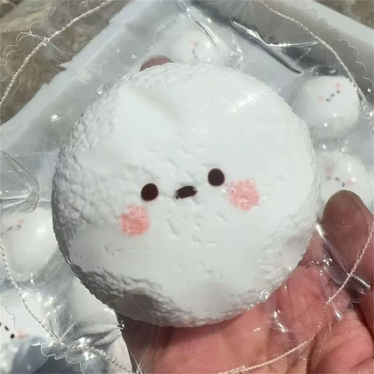 胖胖汤圆可爱笑脸捏捏乐解压泄愤捏捏玩具送人礼物慢回弹捏捏