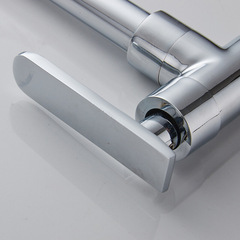 Kitchen single cold water faucet, copper swivel vegetable basin faucet, rotatable sink countertop basin balcony laundry pool cabinet faucet