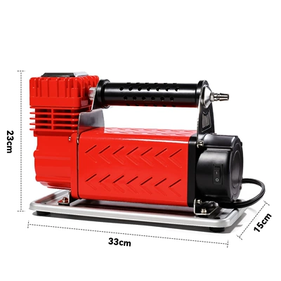 Car-Mounted Air Pump, High-Power Outdoor Emergency Backup 60-Cylinder High-Pressure Metal Pump, Rapid Air Filling, Intelligent Start-Stop (Hava nasosu) - single-cylinder-60mm-air-compressor