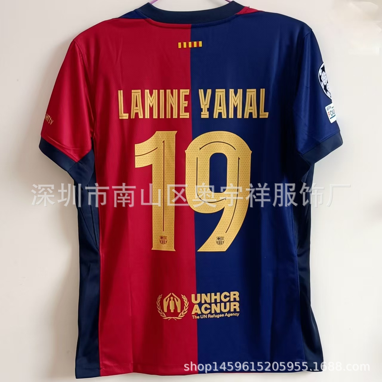 Venta al por mayor 24-25 Barcelona Real Madrid camiseta No. 19 Yamal No. 20 Olmo No. 9 Mbappé camiseta de fútbol