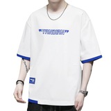 Летняя трендовая приятная телу футболка с коротким рукавом, 2025 года, оверсайз