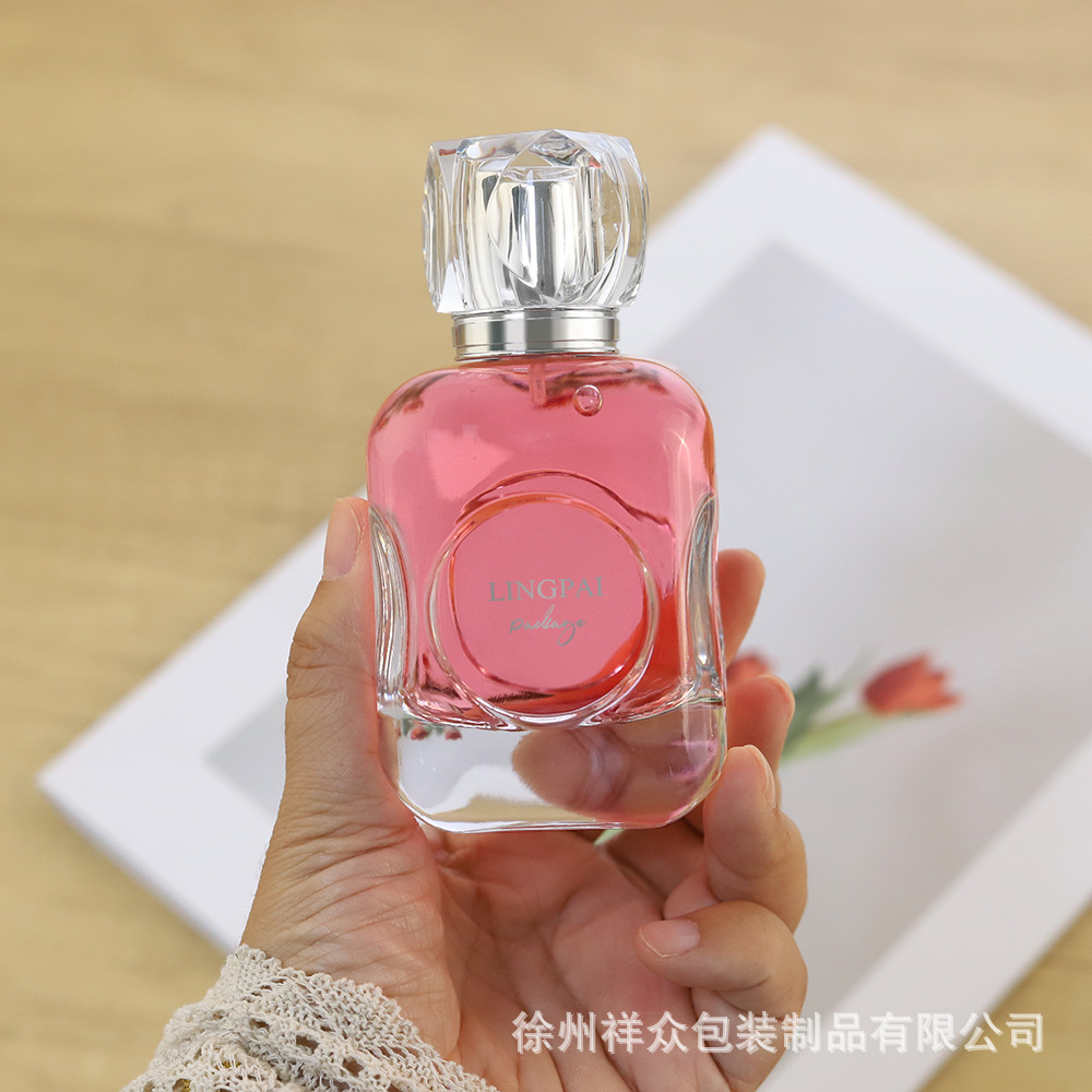 Frasco Atomizador de Vidrio Transparente para Perfume 100ml de Fondo Grueso