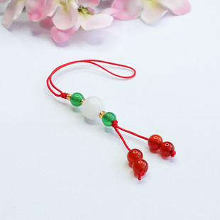 Xinyu natural Hetian jade pendant agate chalcedony key hanging bag factory wholesale on behalf of HT2071411