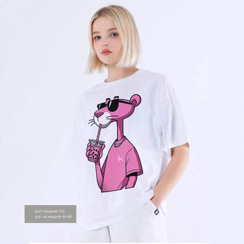 100% pure cotton sweet and fresh floral print outerwear, youthful, loose and slimming, personalized casual and comfortable round neck short sleeve