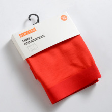 男士红色裤衩莫代尔中腰透气卡纸单条装平角本命年纯棉裆牛年内裤