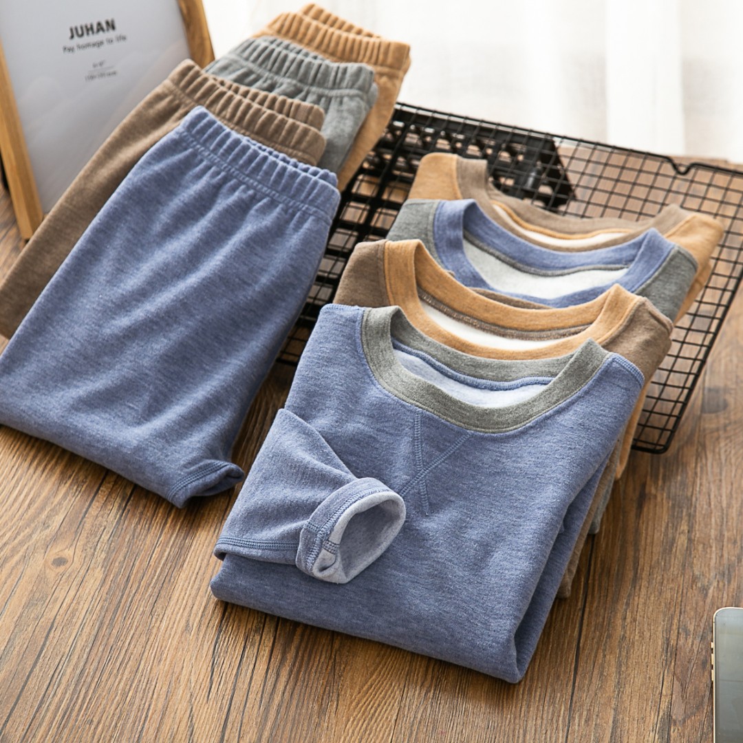 Velvet cashmere children's underwear
