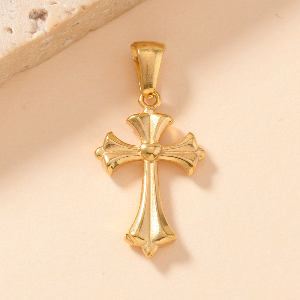 5g Weight Pendant Jewelry Making Type 40*26mm Jewelry Making Size Jewelry Accessories Classification 1 Piece Quantity 304 Stainless Steel Material Cross, Vocabulary Words/Name Pattern All Seasons Season Polished Finish Retro, Simple Style, Classic Style Style 1 Piece 40*26mm 304 Stainless Steel Cross Vocabulary Words/Name Polished Pendant Jewelry Accessories 6