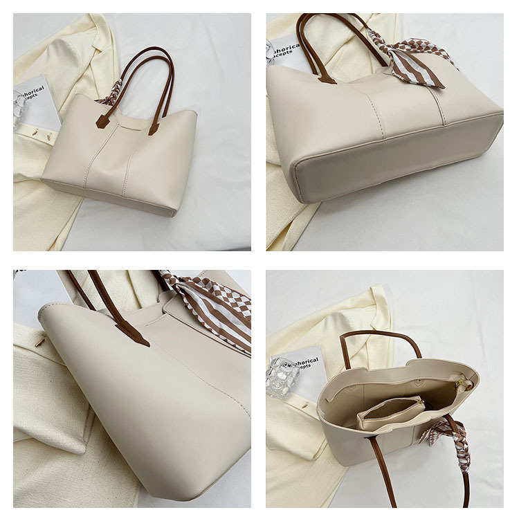 Versatile Women's Shoulder Bag Simple Commuter Tote Crossbody_voghion.com