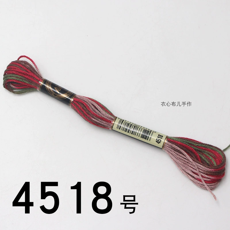 ♤Опционально 78-цветной сегмент dyed нитки для вышивки градиентная двухцветная нить для вышивки крестом ручной работы