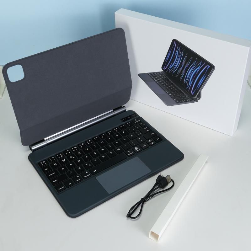 Magic Keyboard Suitable for iPad 10/11 Generation Rechargeable 10.9 Magnetic Suspension Pro11 Bluetooth Touch Protective Case