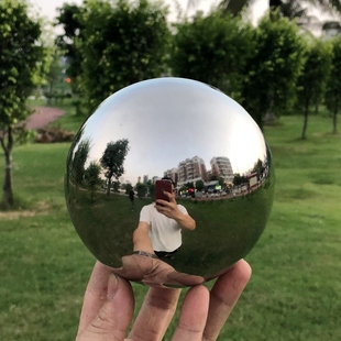 304 Stainless Steel Ball Stair Decoration Ball Stainless Steel Ball Mirror Bright Stainless Steel Hollow Ball Floating Ball Ornament