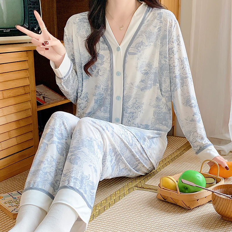 7803 잉크 페인팅-블루