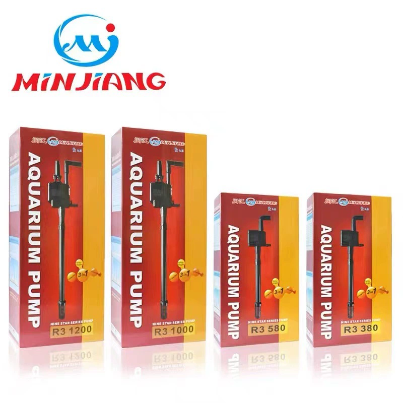 Minjiang аквариум погружной насос аксессуары для аквариума оригинальный верхний фильтр насос немой R3380R3580R31000R31200