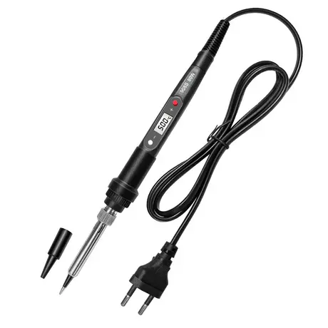 Black 908S soldering iron/European gauge