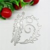 Metal cutting die, handmade, flowered