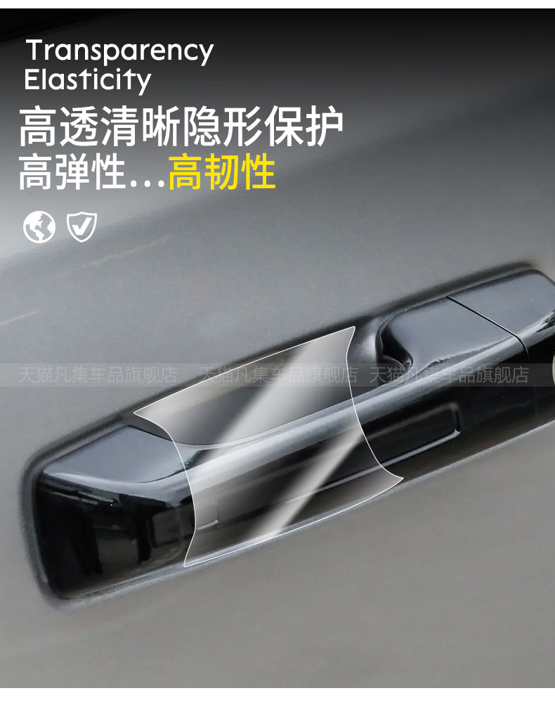 Suitable for 26 models of Dodge Ram trucks, including the RAM lighting headlights and front daytime running lights; light black scratch-resistant protective film