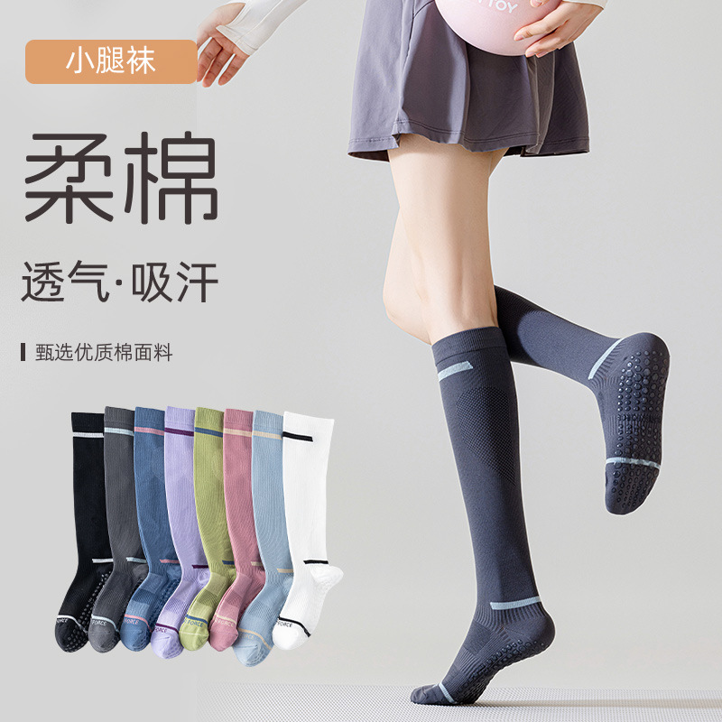 2025新款春季小腿襪襪子舒適柔軟顯瘦不掉筒多色長筒襪女襪批發