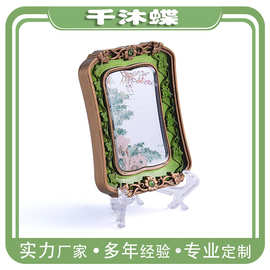 苏州博物馆文创迷你画镜树脂冰箱贴定制磁吸装饰品摆件收藏礼物
