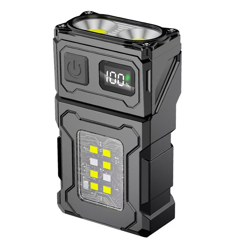 Nueva linterna LED de luz alta luz al aire libre reparación lámpara de trabajo lámpara portátil captura 360 rotación lámpara multifuncional COB