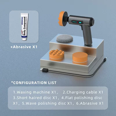 Car polisher waxing machine Digər kiçik elektrik cihazlar - cordless-polishing-machine-basic-model-abrasive-15g