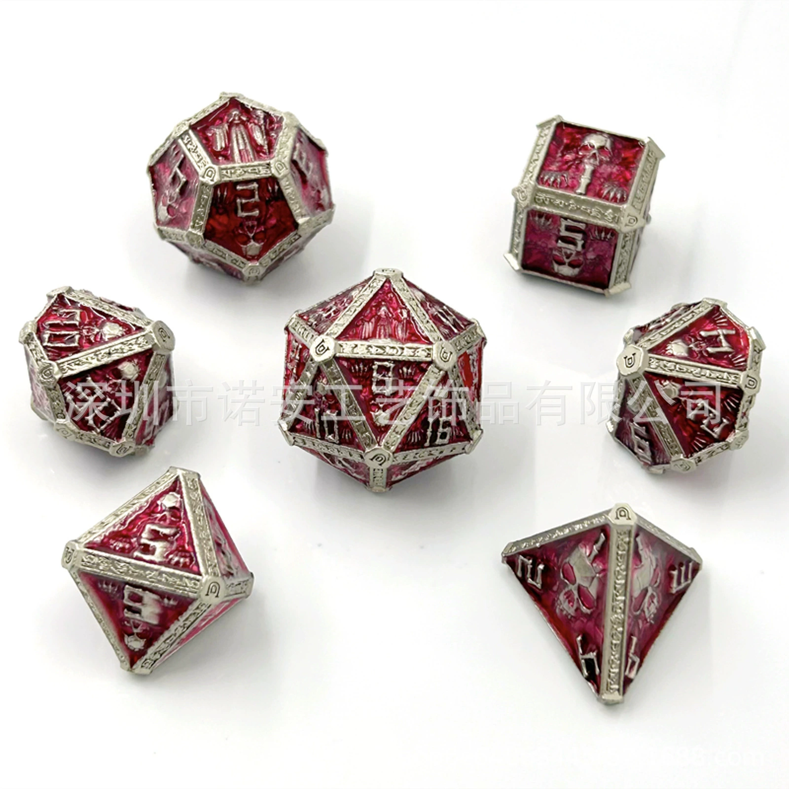 Металлические кубики — маг, COC, рейдовая команда, DND, Dragon & Dungeon, TRPG, многогранные цифровые D6 для настольных игр