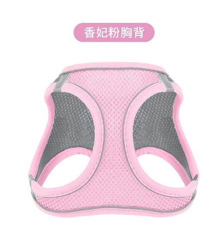 Nuevos productos transfronterizos para mascotas tipo chaleco correa para el pecho para mascotas transpirable reflectante correa para perros gato cuerda para pasear perros image 27