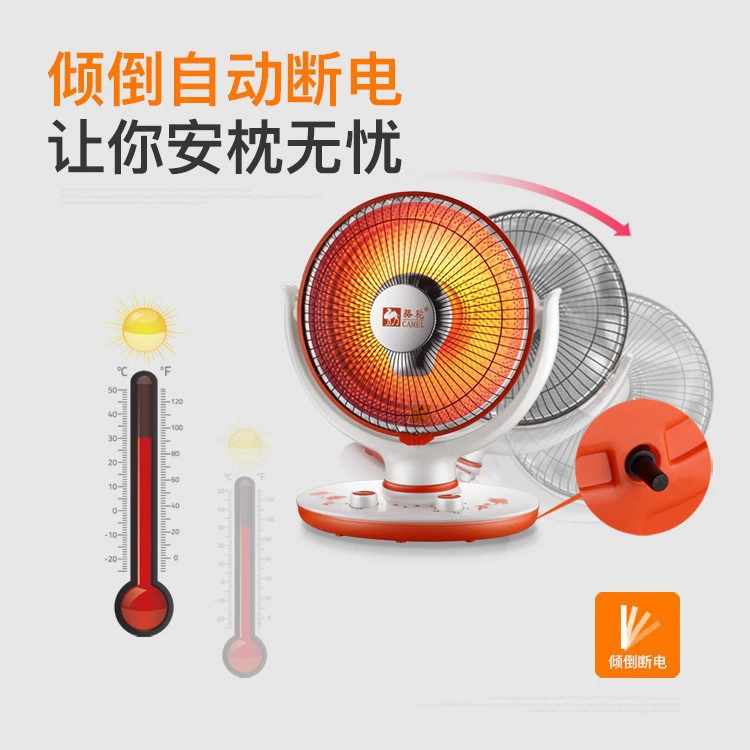 Портативный настольный обогреватель Camel Little Sun с тепловым вентилятором для дома, быстрой выдачи, камин