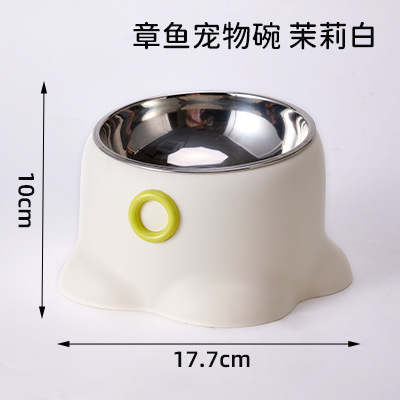 Nuevo tazón para gatos para mascotas, tazón para perros, tazón para gatos, suministros para gatos, comida y agua, fuente de tazón individual, venta al por mayor transfronteriza de fábrica