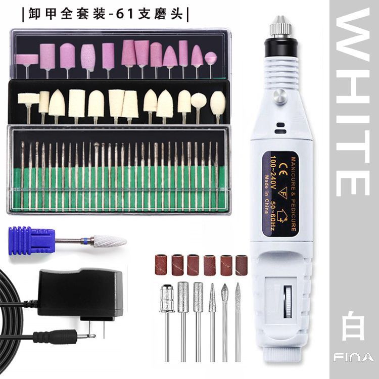 Lijadora de uñas portátil, lijadora de pulido y tallado de uñas, pluma de regulación de velocidad eléctrica, pluma de rectificado de uñas portátil