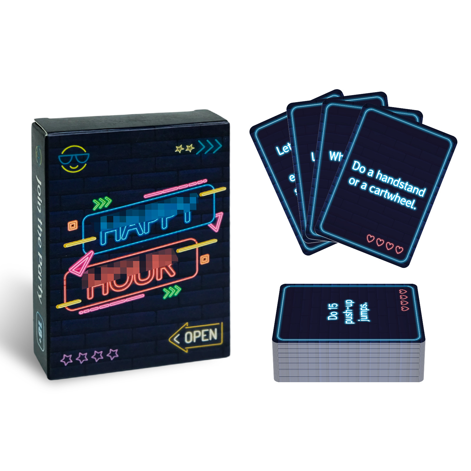 Party Game Board Cards, 50-piece Interactive Adventure Card Set_voghion.com