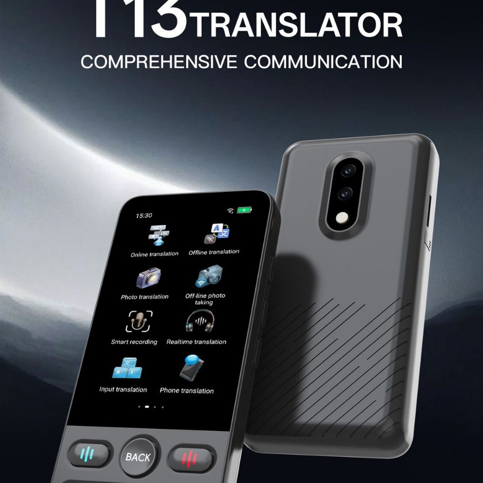 T13 Cross-Border Translator, Intelligent Voice Translator, 160 Multi-Language Simultaneous Offline Translation Devices