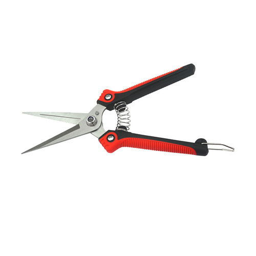 Factory Direct Wholesale Multi-functional Fruit Picking Shears Pruning Shears Fruit Thinning Red Garden Shears