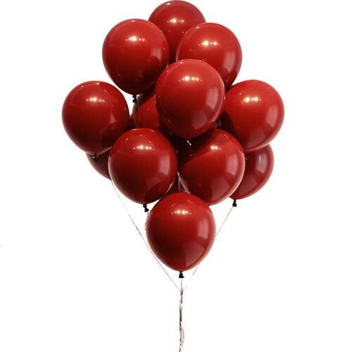 Marriage balloon wedding room scene wedding decoration celebration birthday party 10-inch pomegranate red bulk