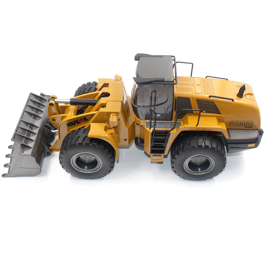 Cross-border wholesale HuiNa 1:14 alloy remote control dump truck, construction transport truck, fire truck, excavator toy