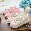 children Old Beijing Cloth shoes Tang costume Chinese style perform dance shoes Hanfu girl Embroidered shoes Lupine