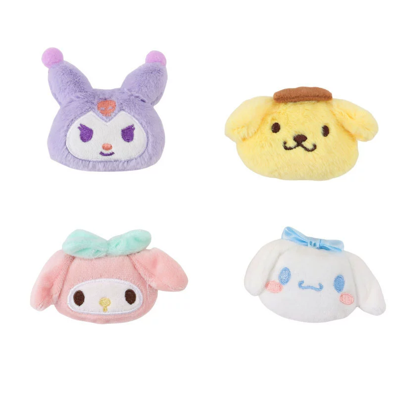 Sanrio, мультяшная плюшевая милая брошь, кукла для младших школьников, подвеска, для обуви, шарфа, булавка, аксессуар