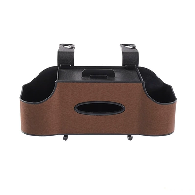 Seat Back Storage Box, Water – Car tissue box/set - brown-car-seat-tissue-storage-box