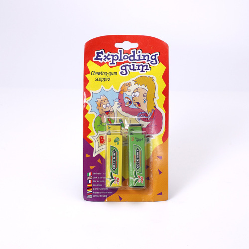 Cockroach mouse chewing gum startled April Fool's prank joke funny trick confectionery prank toy