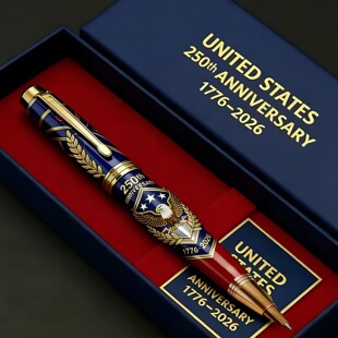 250th U.S. Anniversary Pen & Notebook Set�o��P  ���R�d  ��